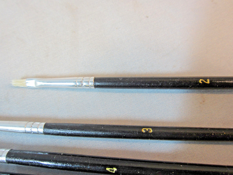 8 Acrylic,Water & Oil Artist Brush Set 12,10,9 7,5,4,3,2 gallery