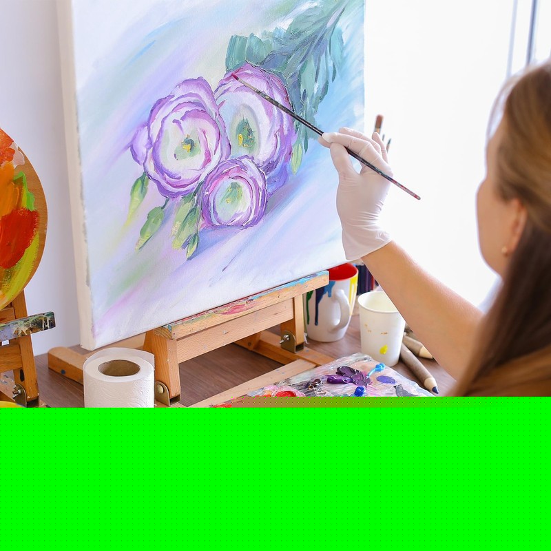 FIXSMITH Stretched Canvas for Painting, 3"x3", 4"x4", 5"x7", 9"x12", White gallery