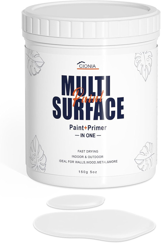 All-In-One Paint – Multi Surface White Paint – Furniture and Cabinet for Interio
