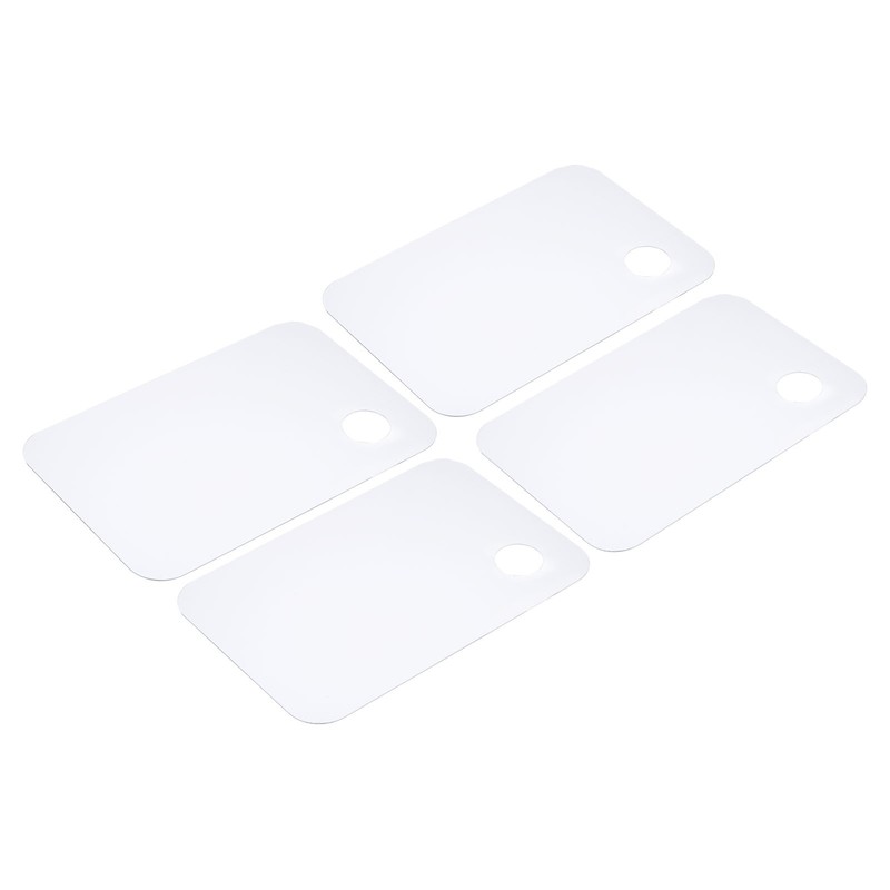 8″ x 12″ x 0.08″ Paint Table Tray, 4pcs Paint Pallet Square Stand