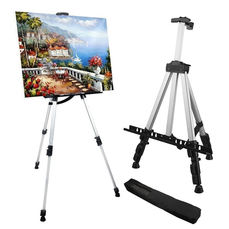 Art Easel Stand for Painting and Sign – RRFTOK 17 to 66 Inch Adjustable Alumi…