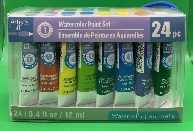 Watercolor Paint Set by Artist’s Loft, 24 Pieces (517081)