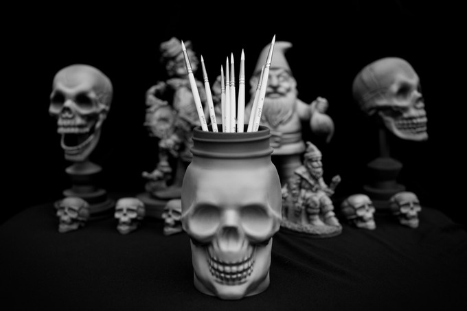 Ghost Miniature Paint Brush Set 8 Detail Paintbrushes & 3 Dry Brushes gallery