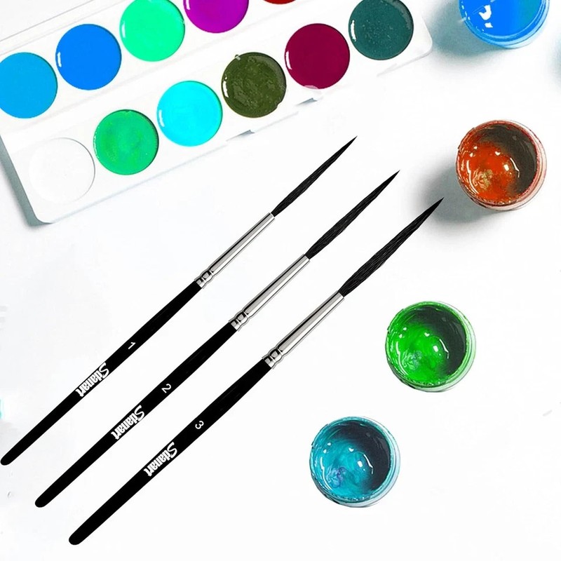 Scroll Pinstriping Brush 3 PCS High Performance Script Pinstripe Brushes Made gallery