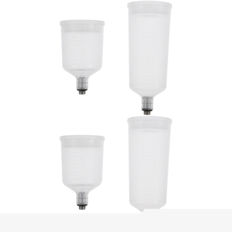 2 Count Refillable Airbrush Paint Cup Bottles Jar Spray Container