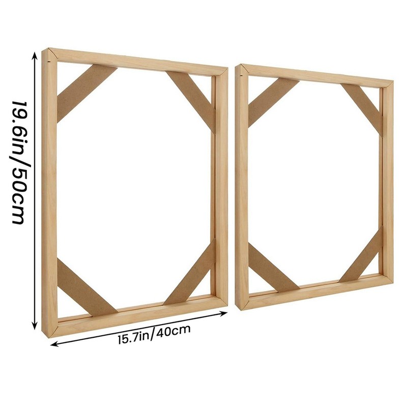 6 Set DIY Solid Wood Canvas Frame Kit, 16X20 Inch Canvas Frame Stretcher5720 gallery