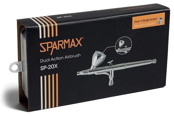Sparmax SP-20X Airbrush 'Specialist Of Fine Details' 0.2 Mm Gravity Feed 7Cc gallery