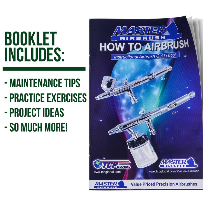 Master Gravity Feed Airbrush Kit with Mini Air Compressor, Hobby Craft Art Cake gallery