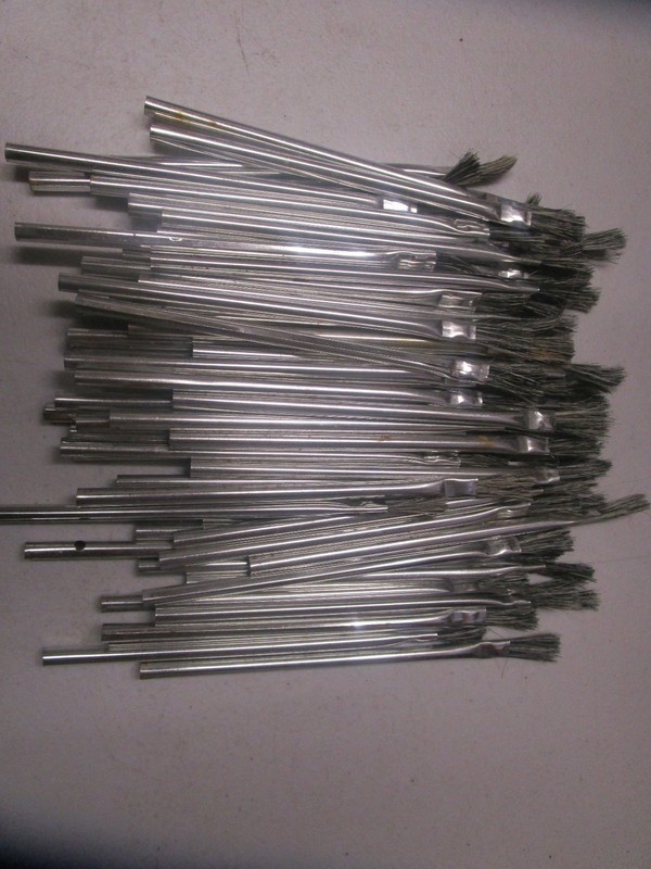 Loose Horsehair Bristle Acid Shop Brushes Over 50 Count