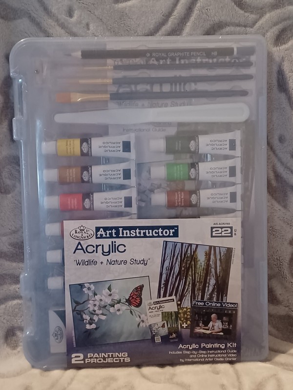 Art Instructor Acrylic Clearview Art Set-Small – 22 Pieces New