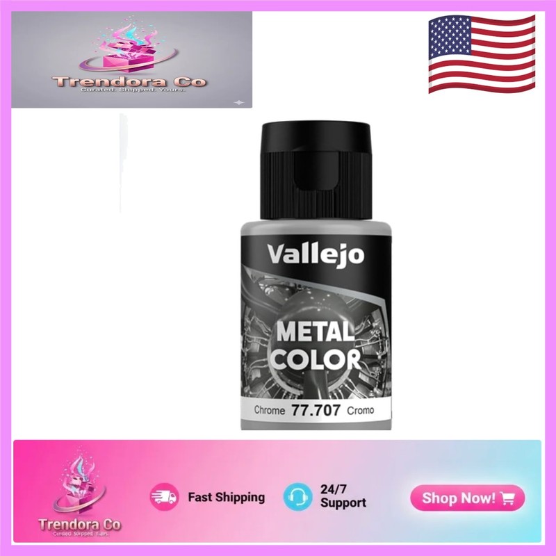 Odor-Blocking Chrome Paint 32ml – Stunning Metallic Shades for Precision Work