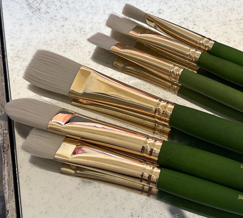 ARTIST’S LOFT FIRENZE level 3 Filbert acrylic Lot Of 6 New