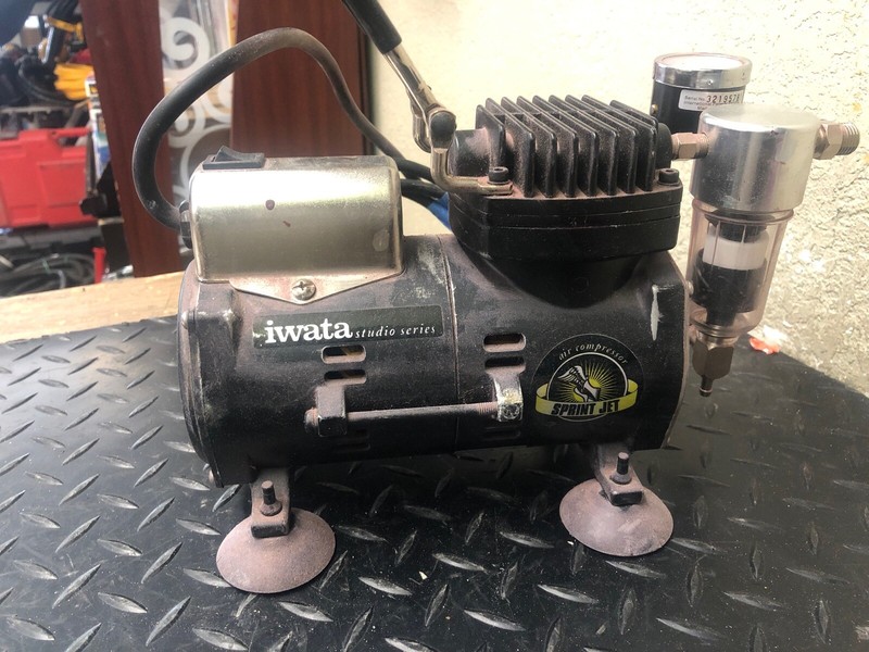 Iwata Studio Series IS-800 Sprint Jet Power Air Compressor for Painting