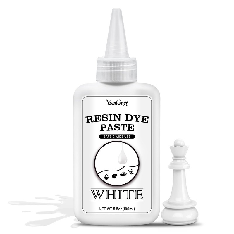 White Epoxy Resin Pigment Paste - 4.5oz Concentrated Black Dye