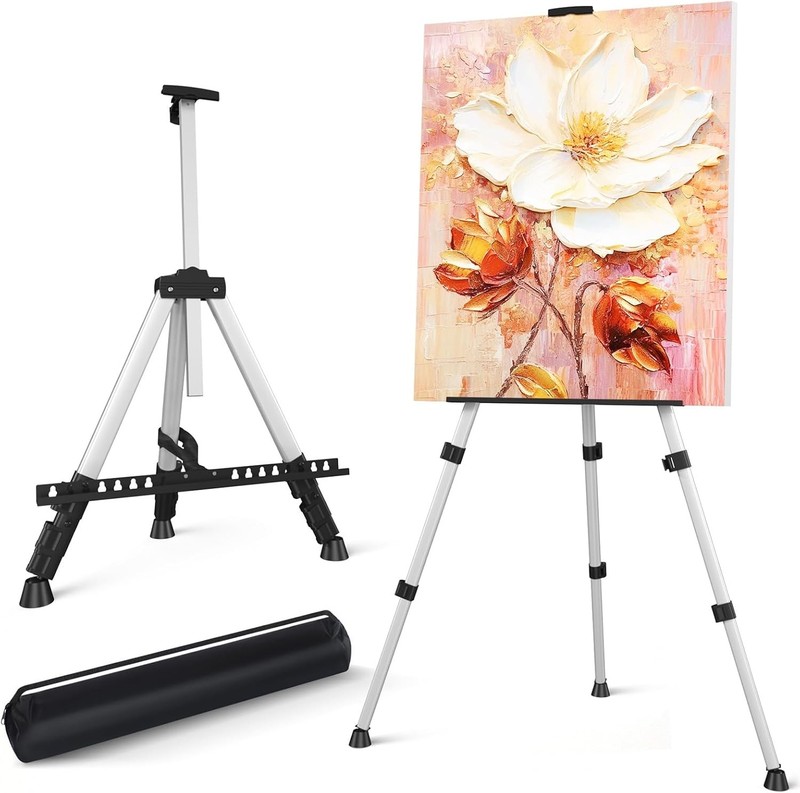 66″ Artist Painting Easel Stand Portable Artist Display Tripod With Carrying Bag