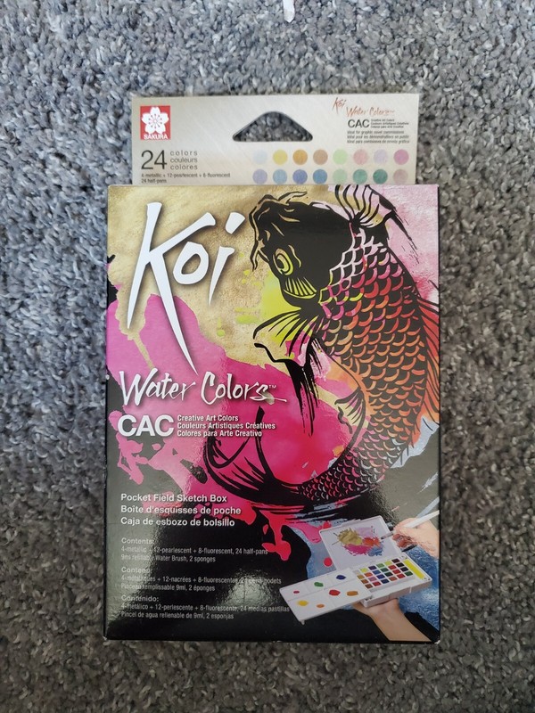 Sakura Koi Water Colors Creative Art Colors, Pocket Field Sketch Box