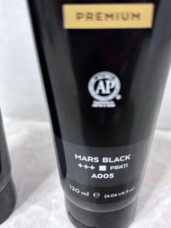 ARTEZA Acrylic Paint A005 Mars Black 4 fl oz 120ml Acrylic Premium Sealed gallery