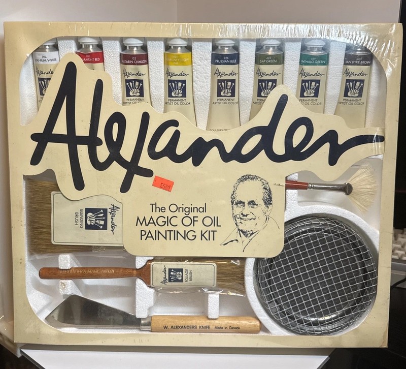 Vintage Alexander Magic of Oil Painting Kit SEALED NOS Complete Artist Set
