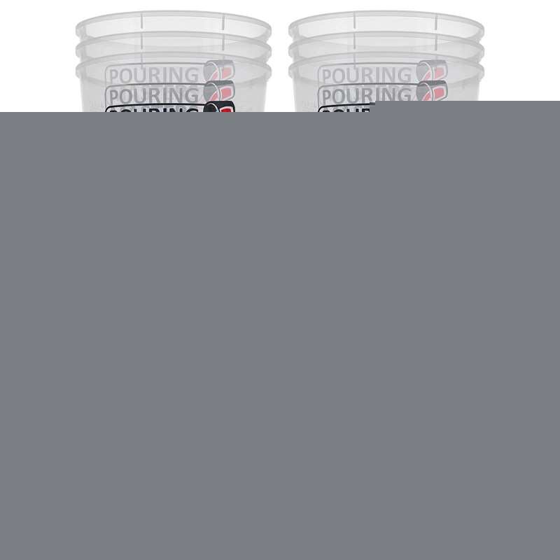 64 Ounce (2000ml) Graduated Plastic Mixing Cups (Box of 12) – Paint Mixing Cu…