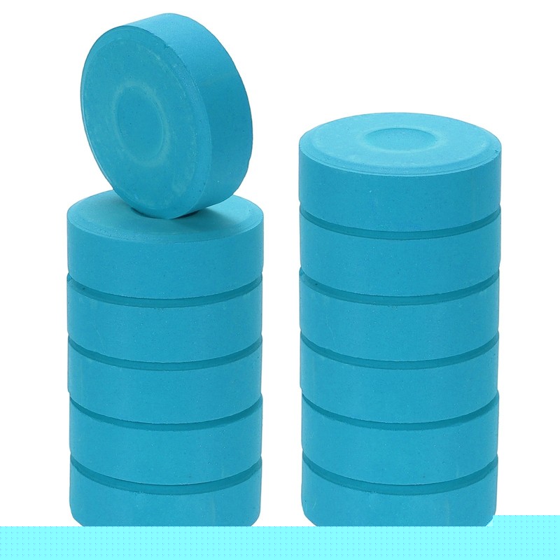 12 Piece Washable Tempera, 2.3″x0.7″ Large Tempera Pads, Lake Blue