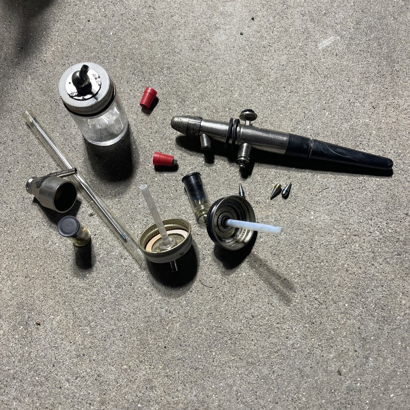 Vintage Badger Crescendo 175 Airbrush kit