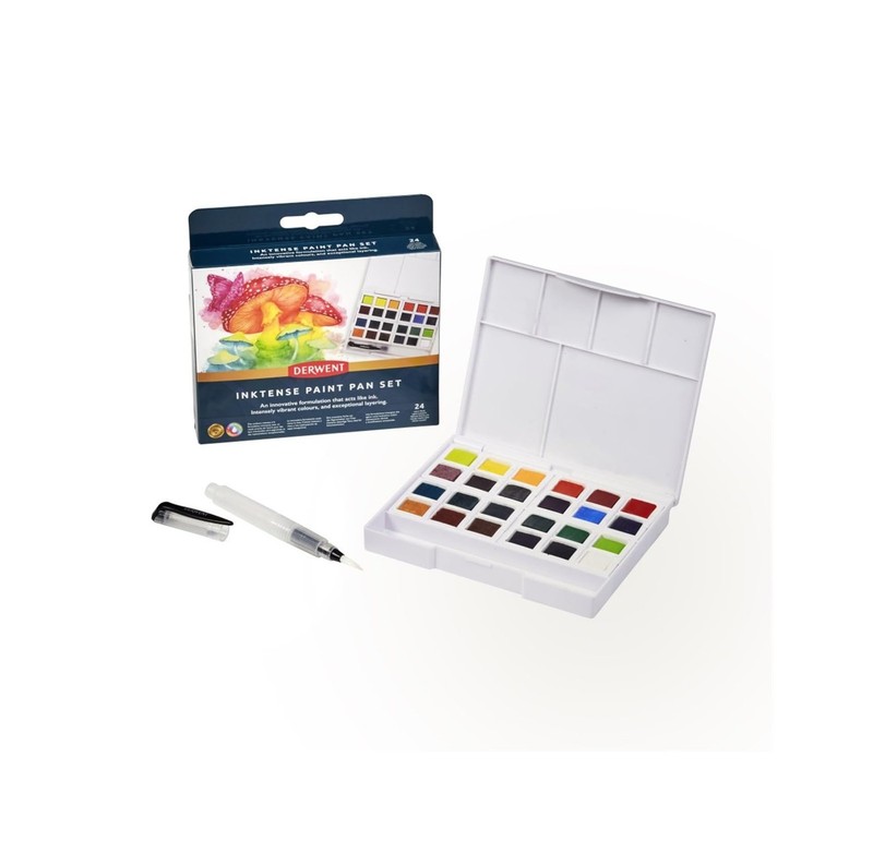 Inktense Paint Pan Set, Assorted Colors, 24 Count (2306318)