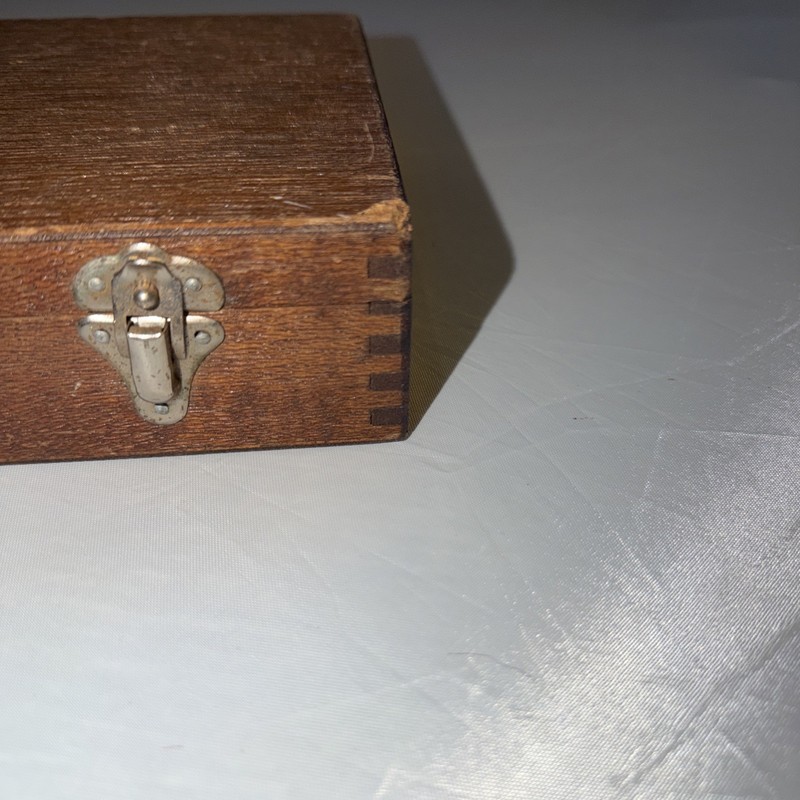 VTG Wooden Travelers Painters Box W/ Vintage Matisson Oil Paints - Japan gallery
