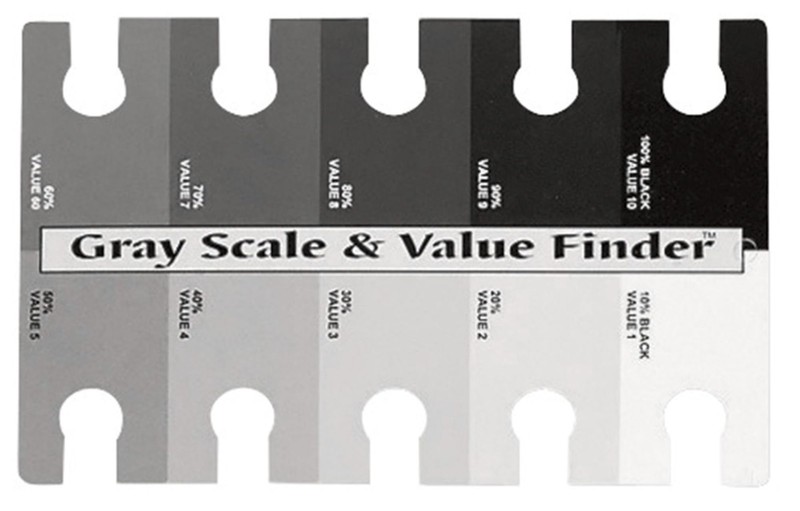 the Gray Scale & Value Finder-4″X6″