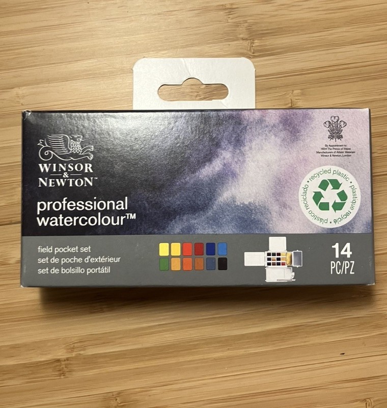 Winsor & Newton Professional Watercolor Field Pocket Set, 14pc