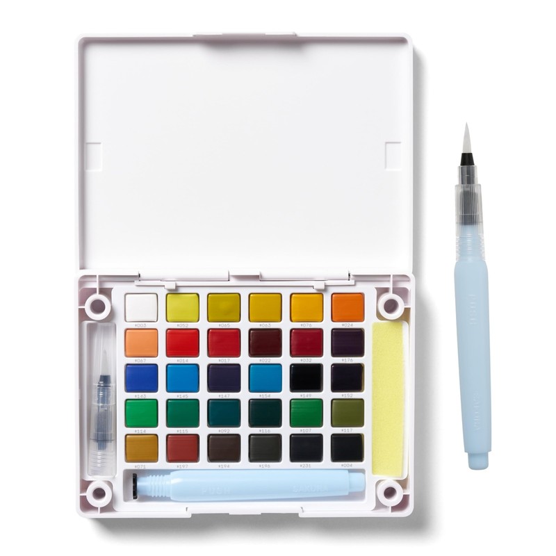 Koi Pocket Field Sketch Kit – Watercolor Sets for Painting On the Go – 30 Col…
