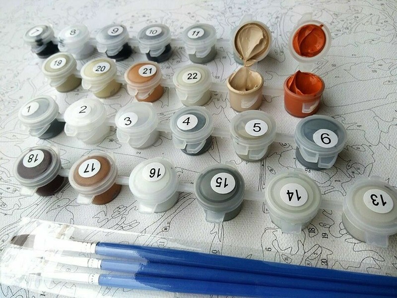 Paint By Numbers Adults Kids Girls Relaxing DIY Painting Kit 40x50CM Canvas gallery