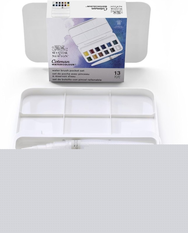 # Winsor & Newton Cotman Watercolour Brush Pocket Set, 14pc