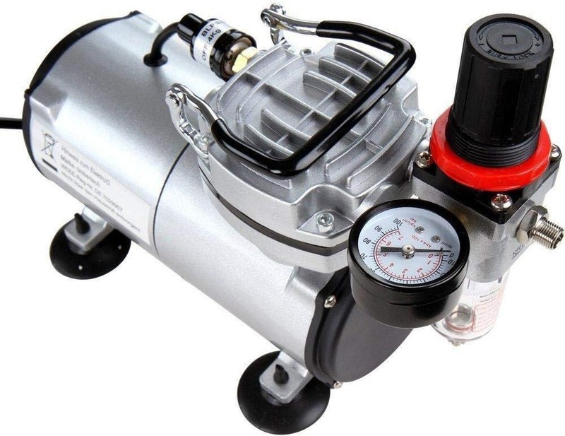 TIMBERTECH Airbrush Kit Compressor Dual Action Gravity gallery