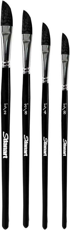 4PCS Dagger Striper Brush Set, Premium Dagger Paint Brushes Set, Professional
