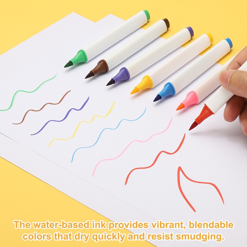 6 Pcs Art Watercolor Brush Pen, Peach Pink gallery