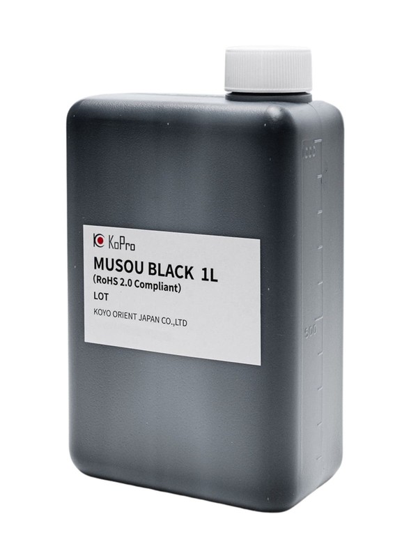 MUSOU BLACK PAINT Acrylic Paint 1L Bottle spray plastic models art bursh doll