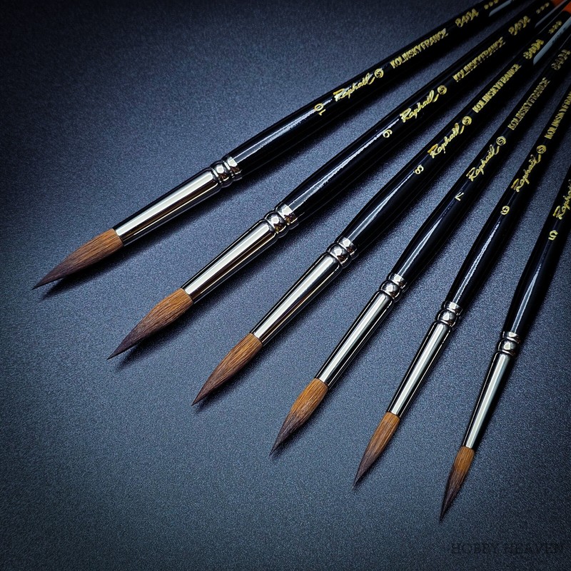 Raphael Kolinsky Sable 8404 Series Brushes Full Range Combined Shipping gallery