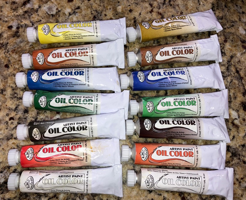 Royal & Langnickel Artist Paint 14 Piece Oil Color Set, New 21 ml – No Box