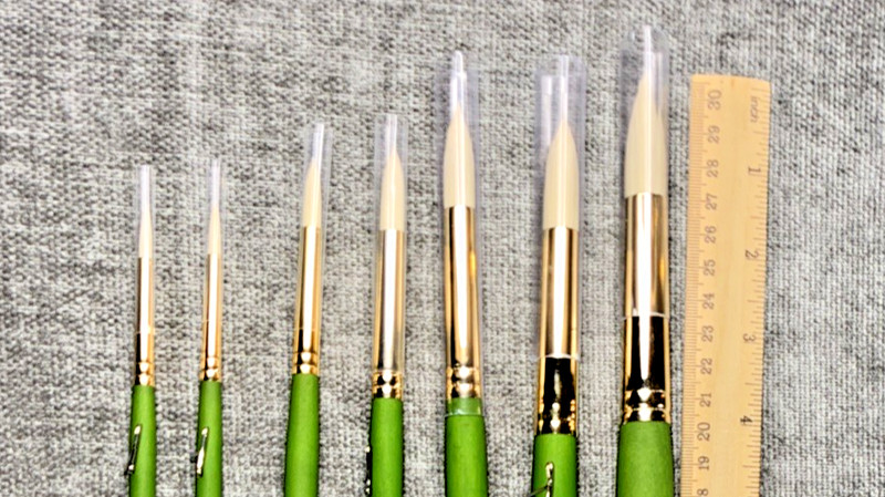 Set of 7 Artist's Loft Firenze Set of Paint Brushes, Level 3, Acrylic, Oil NEW gallery