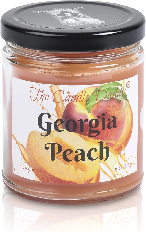 Georgia Peach - Southern Fruit Scented Melt- Maximum 6 ounce, Orange
