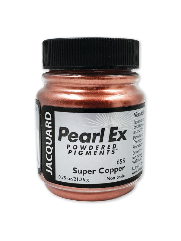 Jacquard Pearl Ex Pigment Powder 0 75 oz Super Copper Loose Mica Powder Epoxy