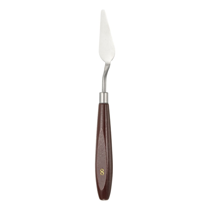 Painting Palette Knife 2.09 x 0.75 Inch Stainless Steel with Wood Handle