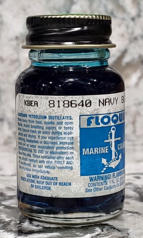 FLOQUIL MARINE COLORS MODEL PAINT - 1oz 1 oz OUNCE - NAVY BLUE gallery