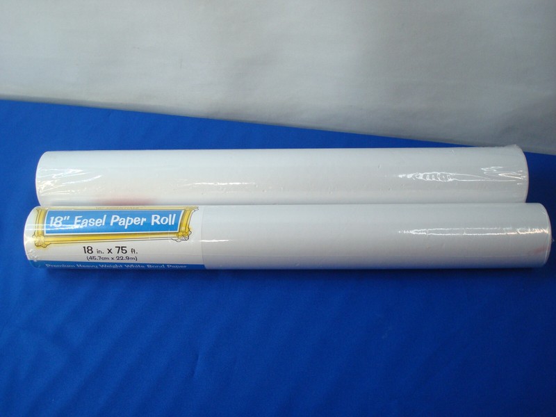 2 Melissa & Doug 18" Easel Paper Roll 75 Feet White Premium Heavy Weight Bond