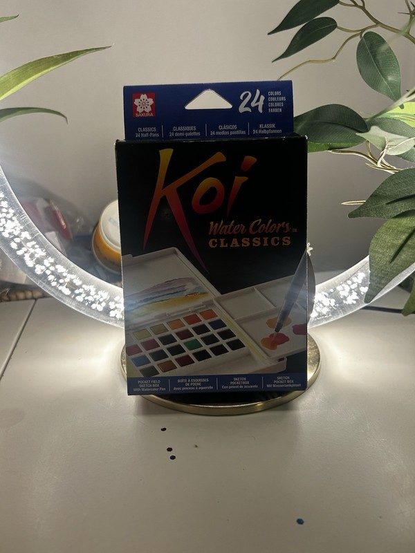 Sakura XNCW-24N Watercolors Field Sketch Set with Brush - Assorted Colors (24...