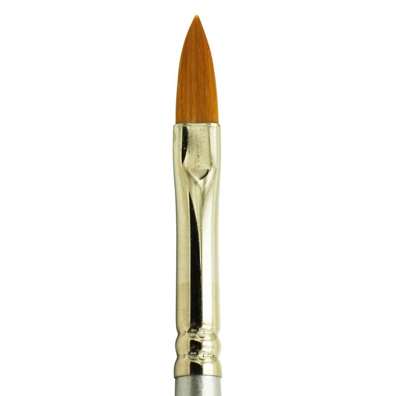 2400 Golden Taklon Synthetic Cats Tongue Brush