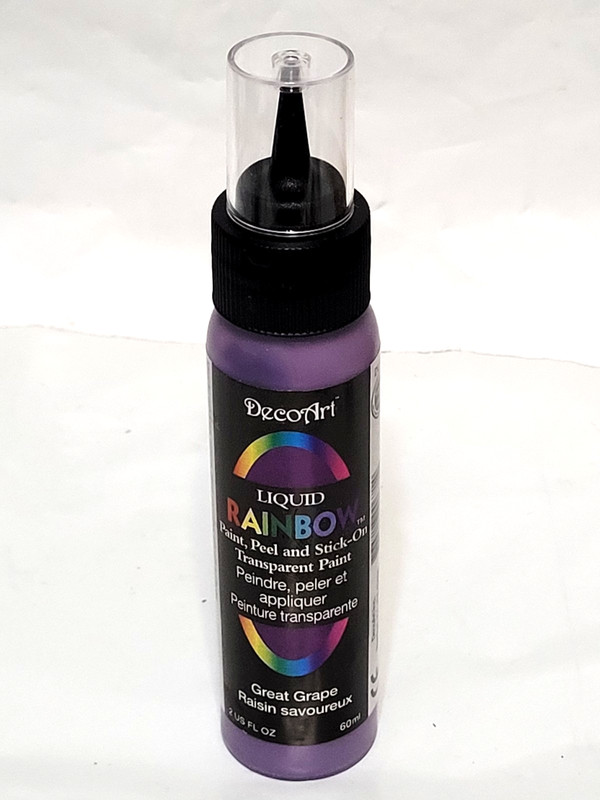 DecoArt Liquid Rainbow Transparent Paint GREAT GRAPE 60ml *NEW*