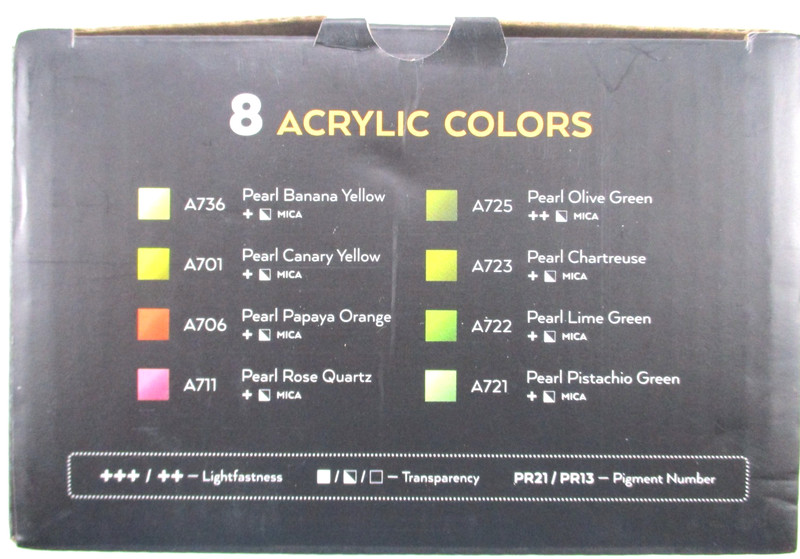 Arteza Acrylic Paint, Set of 8 Floral Brilliance Colors 4.06oz Tubes - New gallery