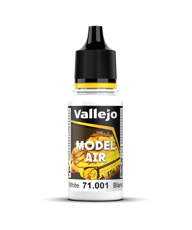 Vallejo White Paint, 17ml 0.57 Fl Oz (Pack of 1),