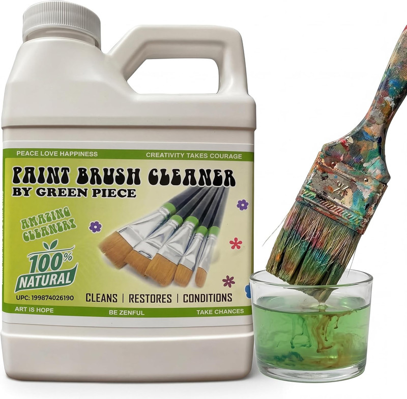 ® Paint Brush Cleaner & Restorer – 100% Natural, Non-Toxic Formula – Made in USA